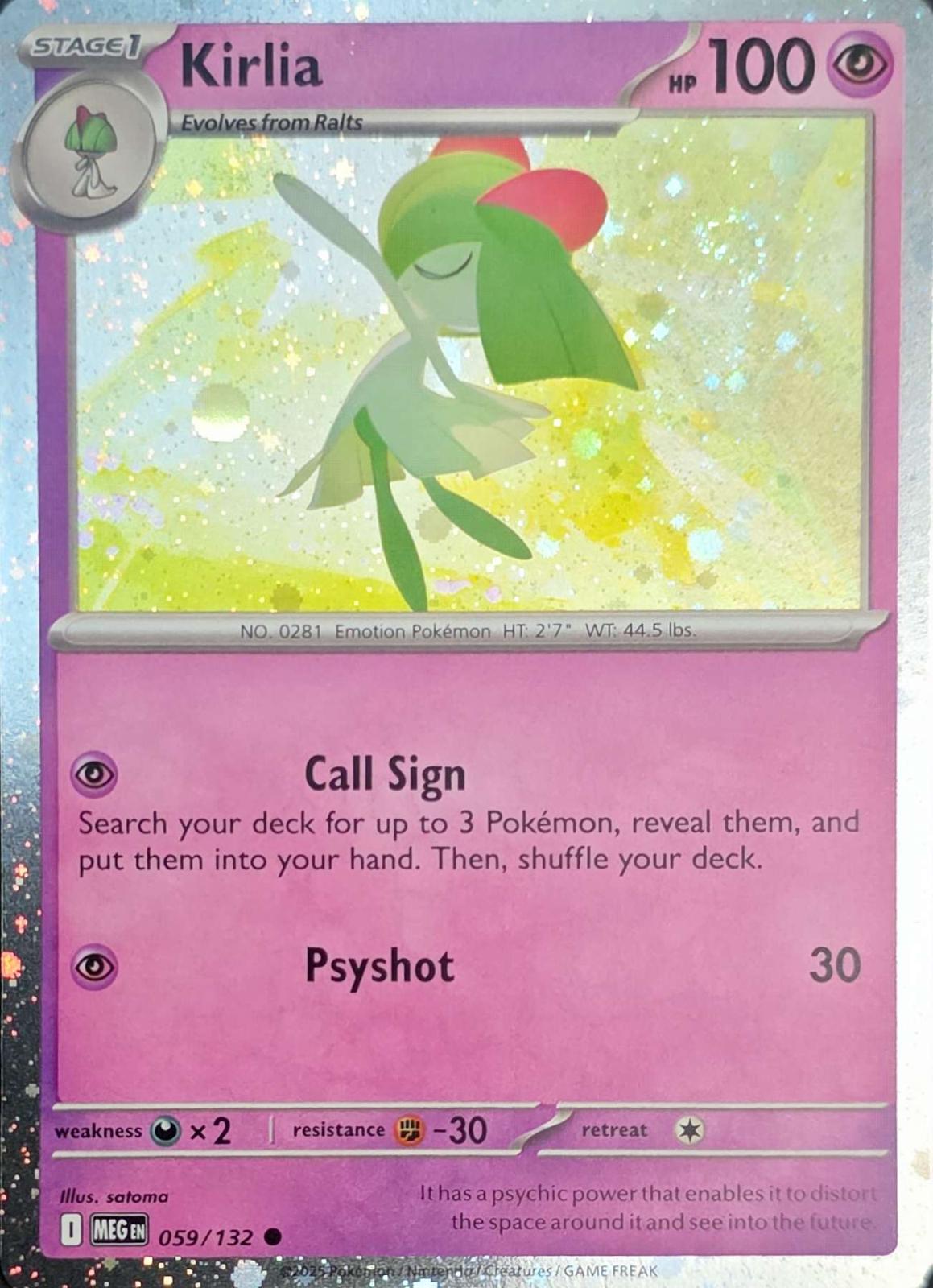 Kirlia 59/132 Mega Evolution