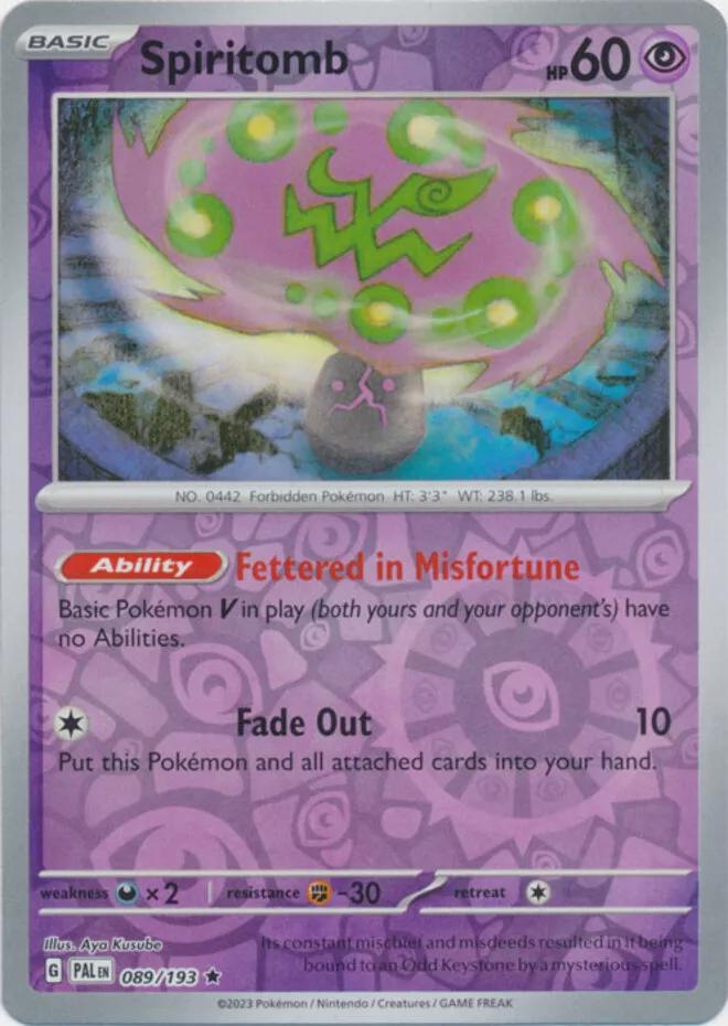 Spiritomb 89/193 Paldea Evolved