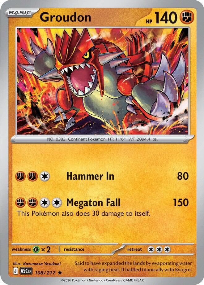 Groudon 108/217 Ascended Heroes