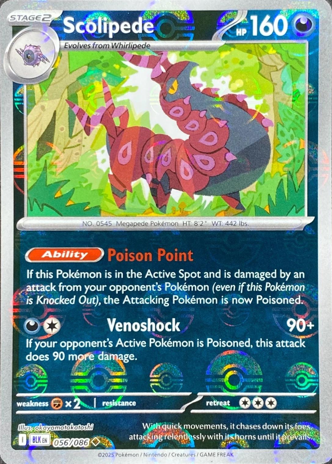 Scolipede 56/86 Black Bolt