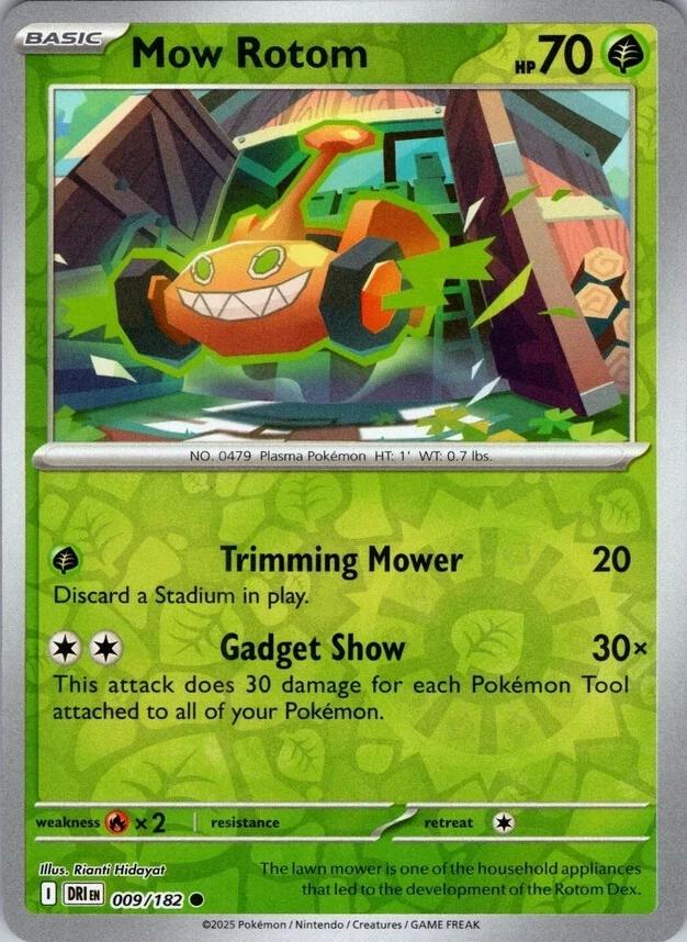 Mow Rotom 9/182 Destined Rivals