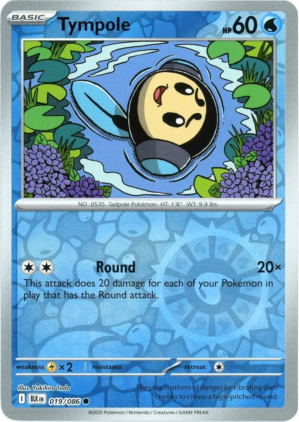 Tympole 19/86 Black Bolt
