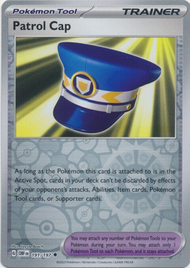 Patrol Cap 191/197 Obsidian Flames