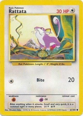 Rattata 61/102 Base
