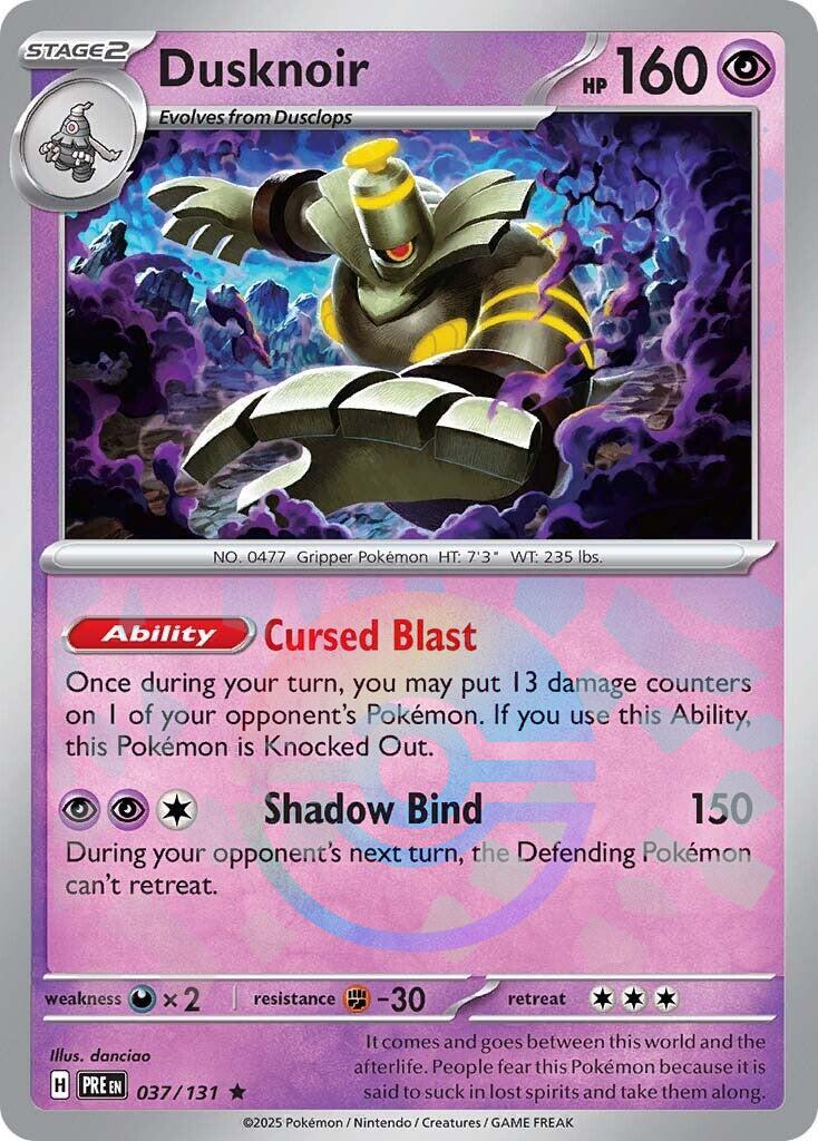 Dusknoir 37/131 Prismatic Evolutions