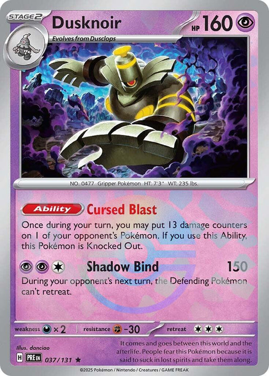 Dusknoir 37/131 Prismatic Evolutions