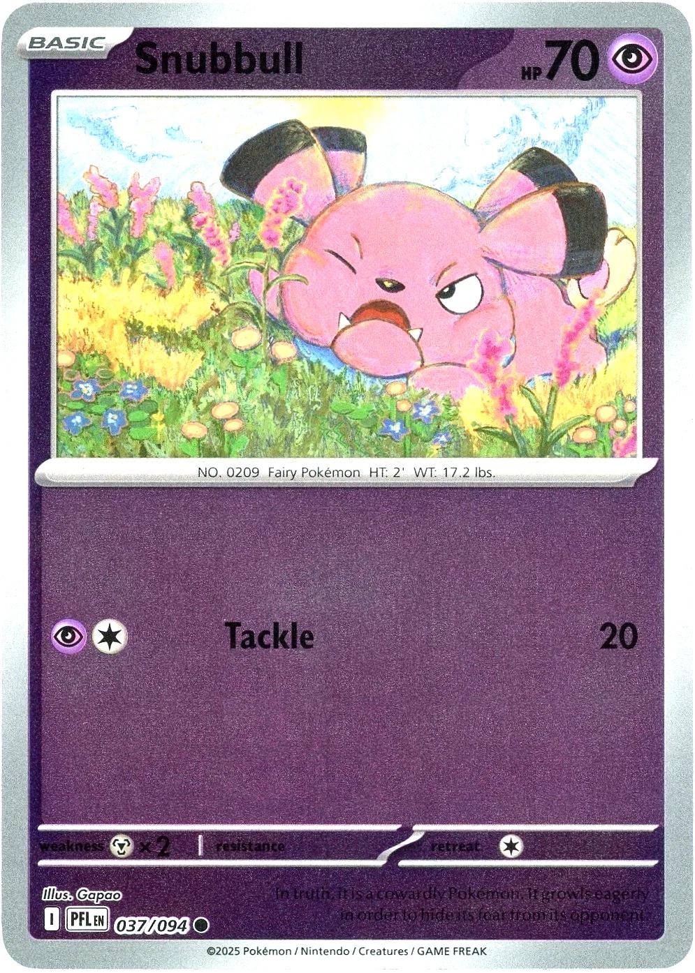Snubbull 37/94 Phantasmal Flames