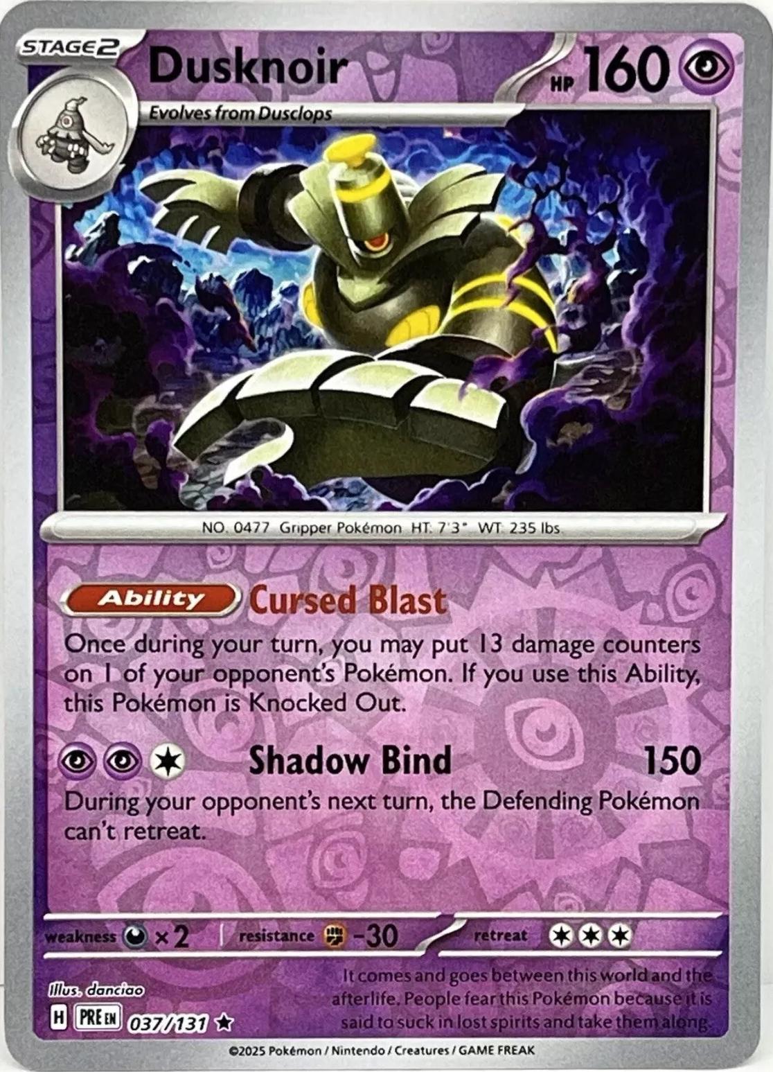 Dusknoir 37/131 Prismatic Evolutions
