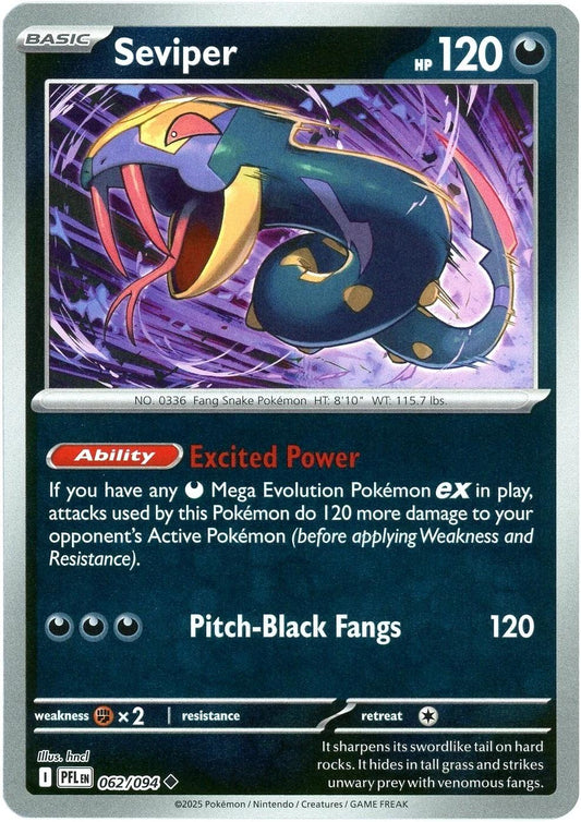 Seviper 62/94 Phantasmal Flames