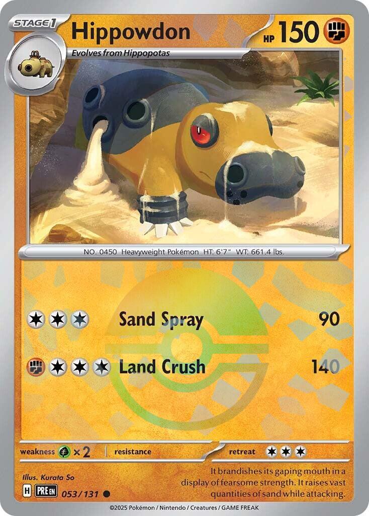 Hippowdon 53/131 Prismatic Evolutions