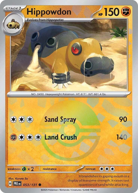 Hippowdon 53/131 Prismatic Evolutions