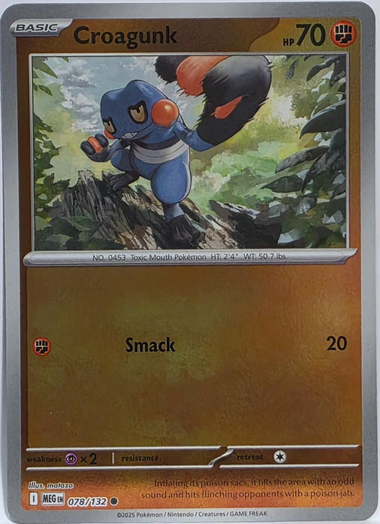 Croagunk 78/132 Mega Evolution