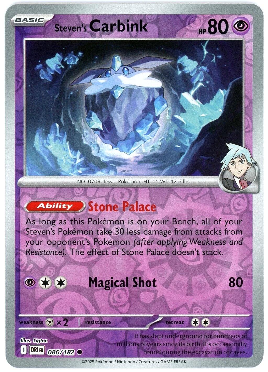 Steven's Carbink 86/182 Destined Rivals