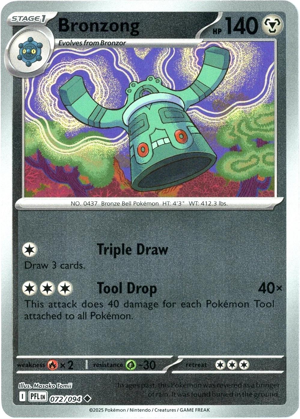 Bronzong 72/94 Phantasmal Flames