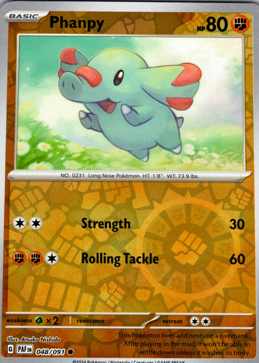 Phanpy 48/91 Paldean Fates
