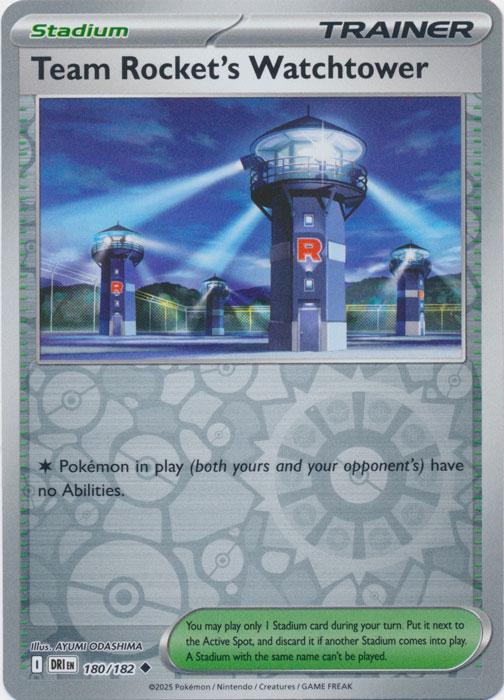 Team Rocket's Watchtower 180/182 Destined Rivals