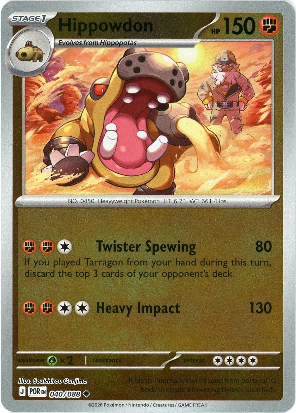 Hippowdon 40/88 Perfect Order