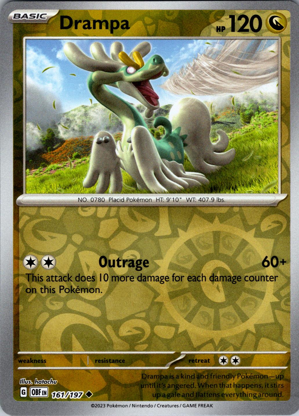 Drampa 161/197 Obsidian Flames