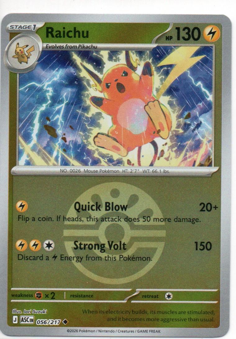 Raichu 56/217 Ascended Heroes
