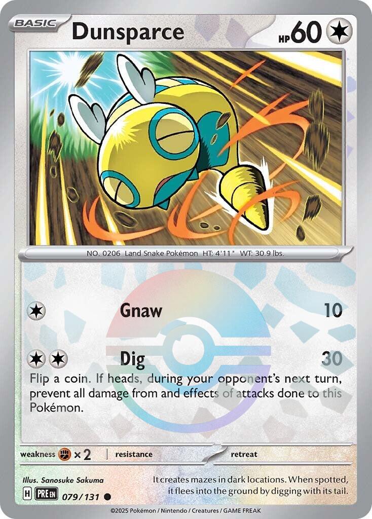 Dunsparce 79/131 Prismatic Evolutions