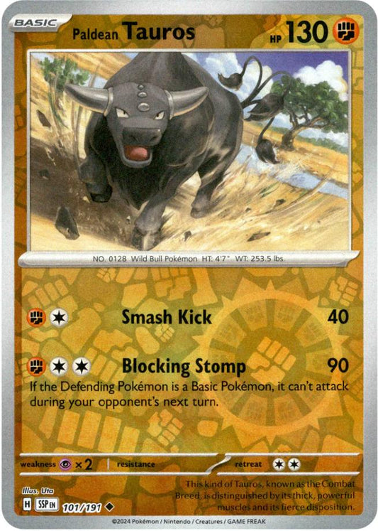 Paldean Tauros 101/191 Surging Sparks