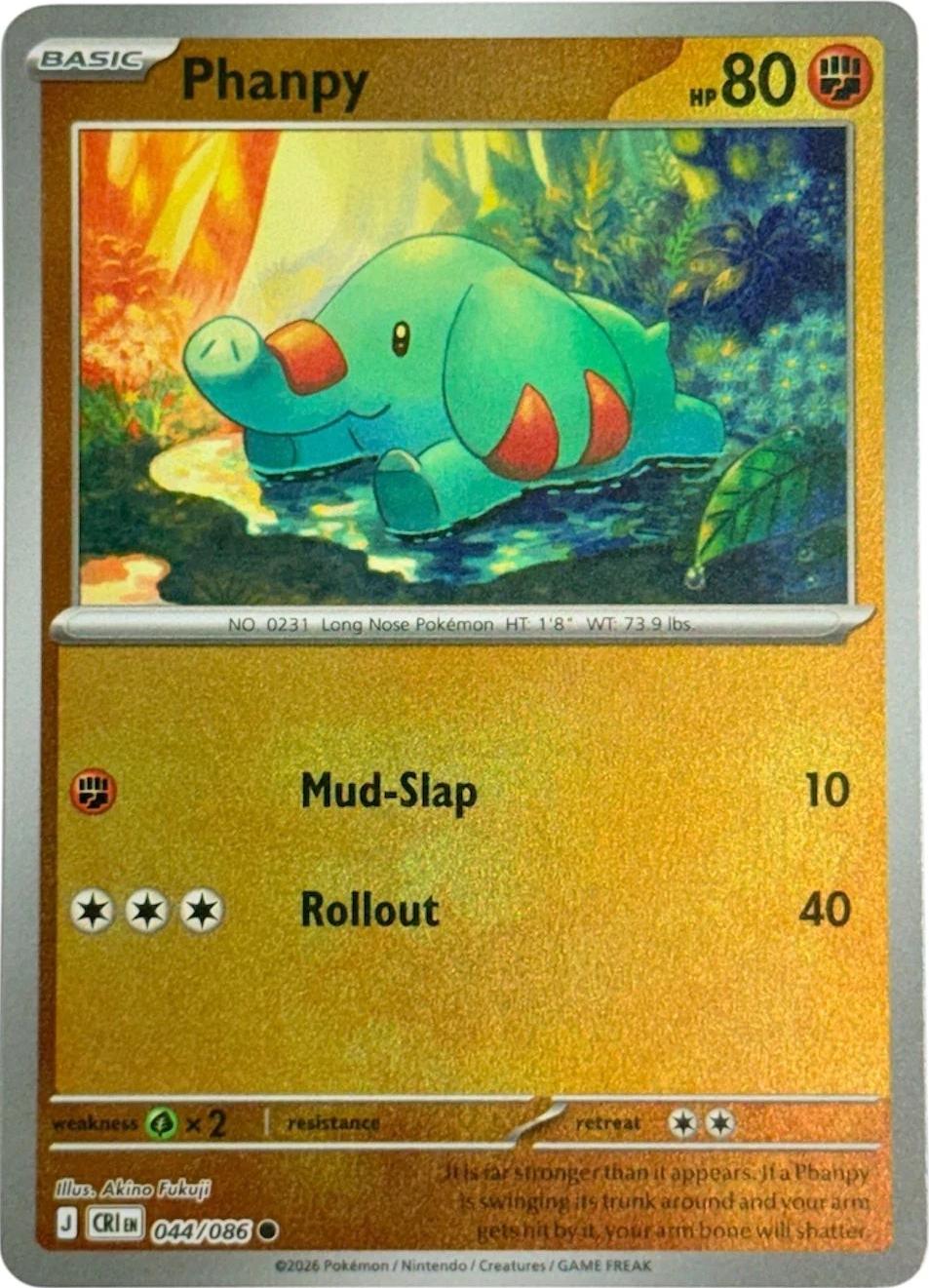 Phanpy 44/86 Chaos Rising