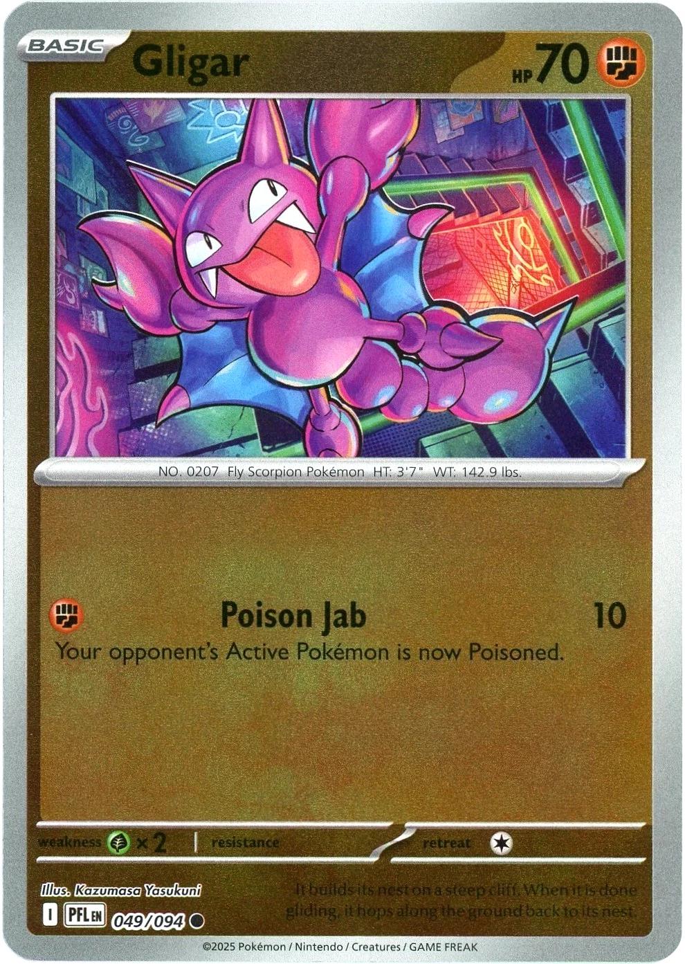 Gligar 49/94 Phantasmal Flames