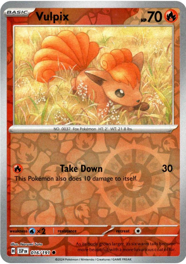 Vulpix 16/191 Surging Sparks