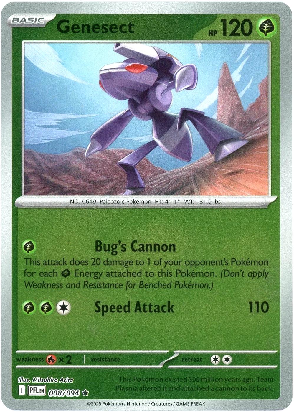 Genesect 8/94 Phantasmal Flames