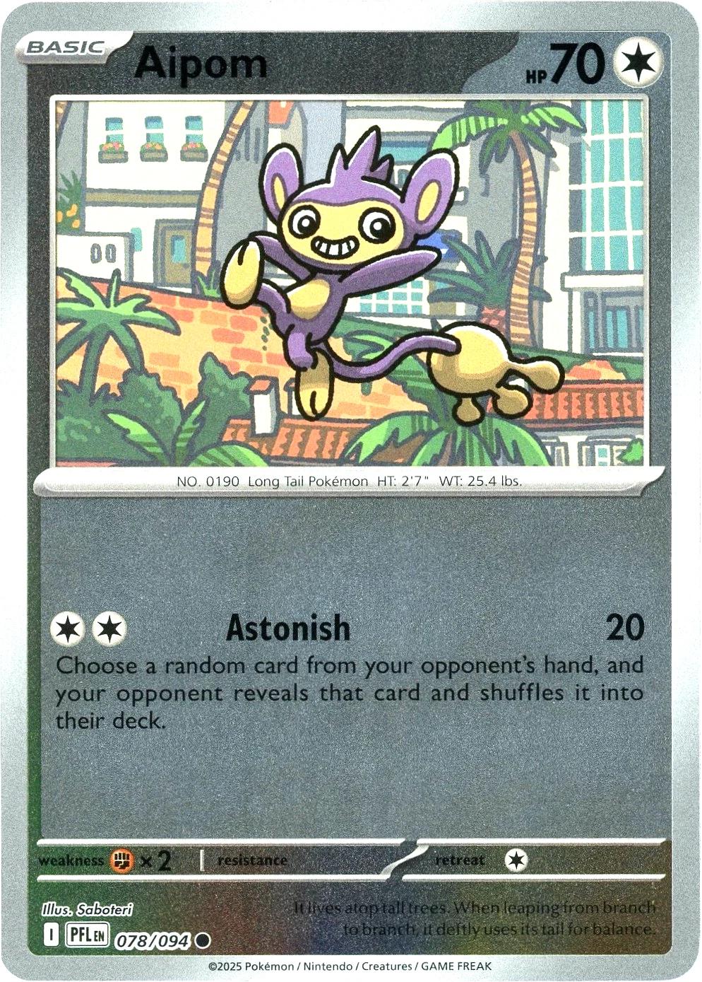 Aipom 78/94 Phantasmal Flames