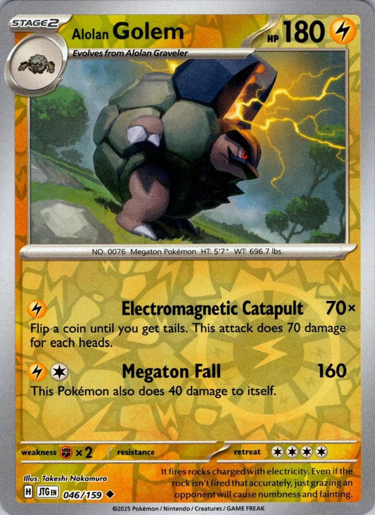 Alolan Golem 46/159 Journey Together