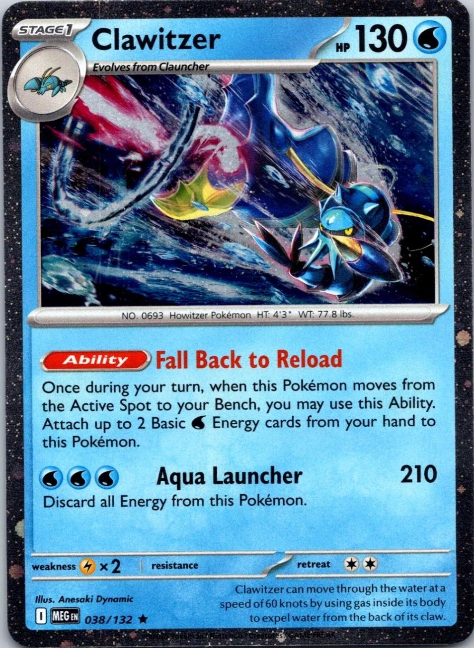 Clawitzer 38/132 Mega Evolution