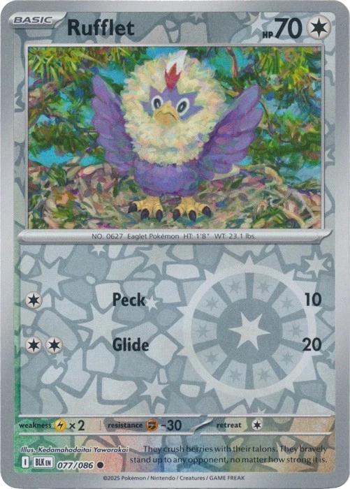 Rufflet 77/86 Black Bolt