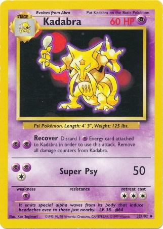 Kadabra 32/102 Base