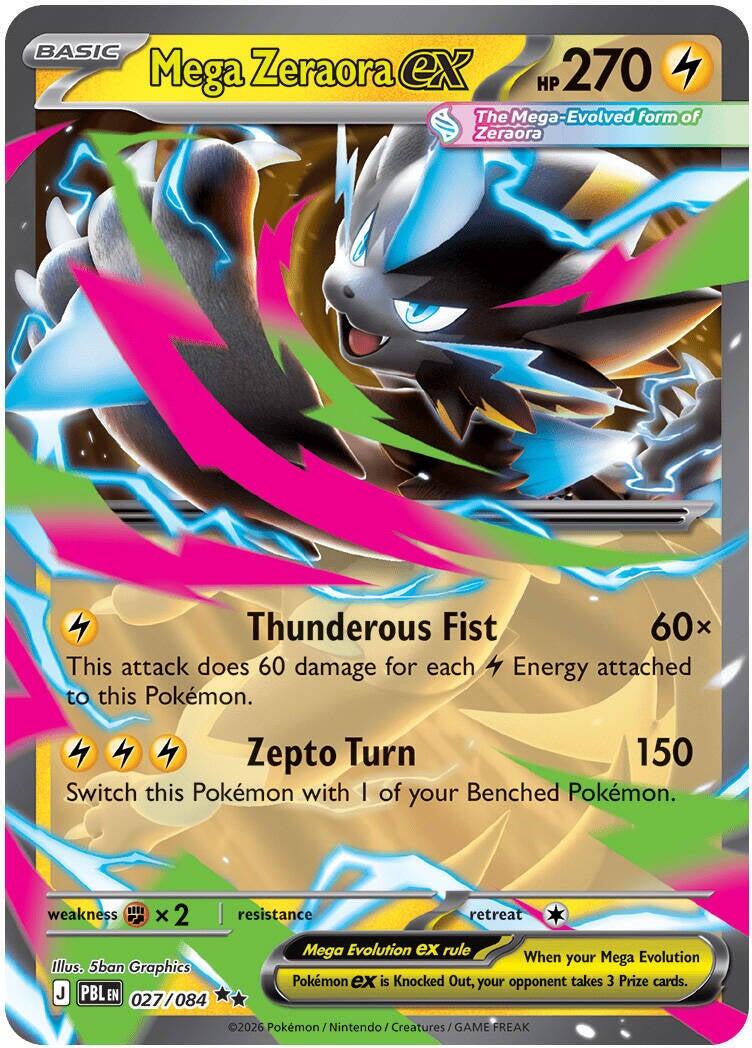 Mega Zeraora ex 27/84 Pitch Black