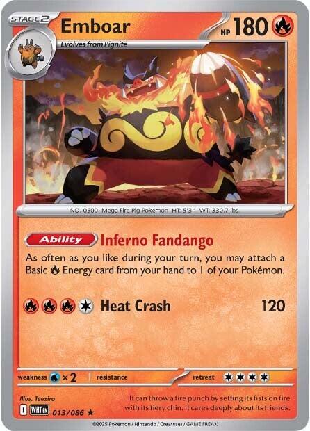 Emboar 13/86 White Flare