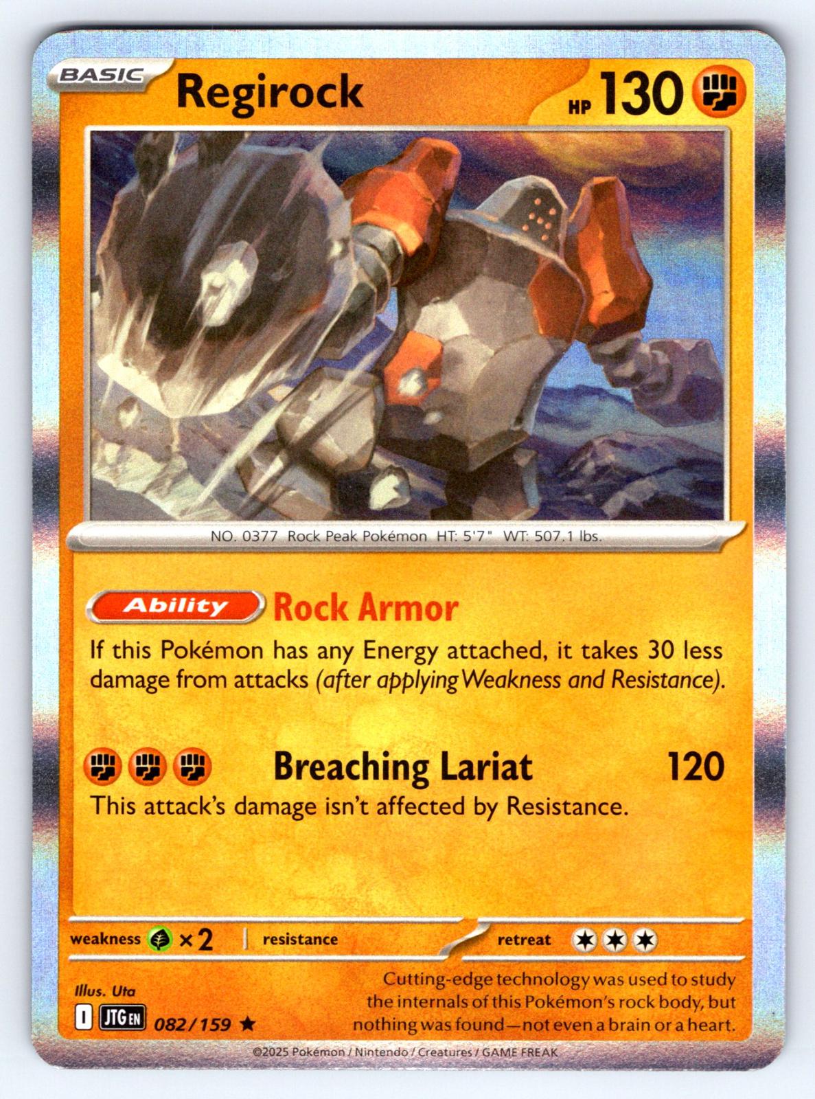 Regirock 82/159 Journey Together