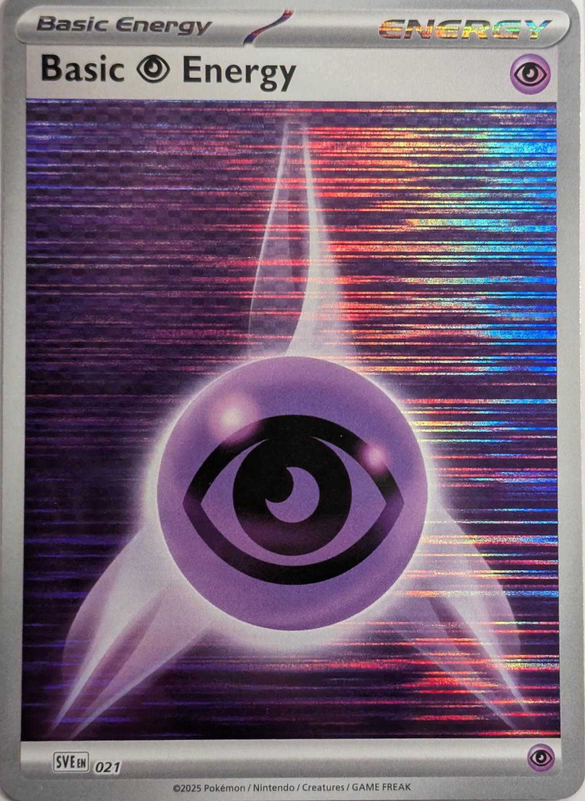 Basic Psychic Energy 021/8 Scarlet & Violet Energies