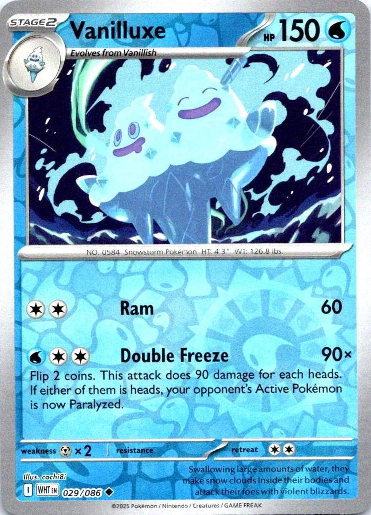 Vanilluxe 29/86 White Flare