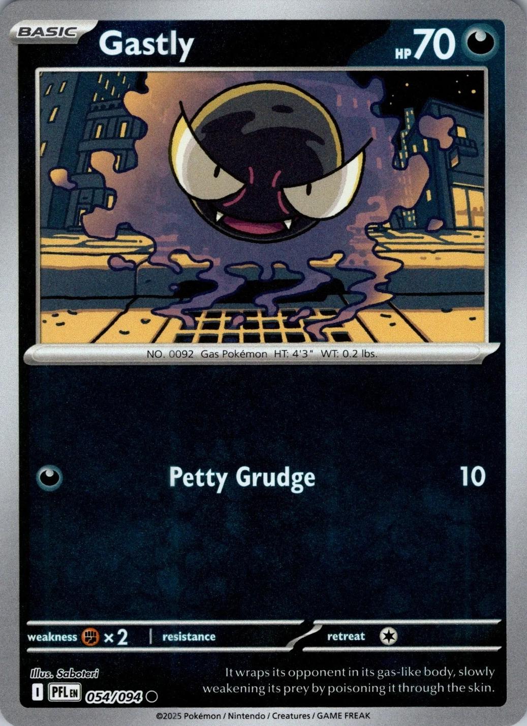 Gastly 54/94 Phantasmal Flames