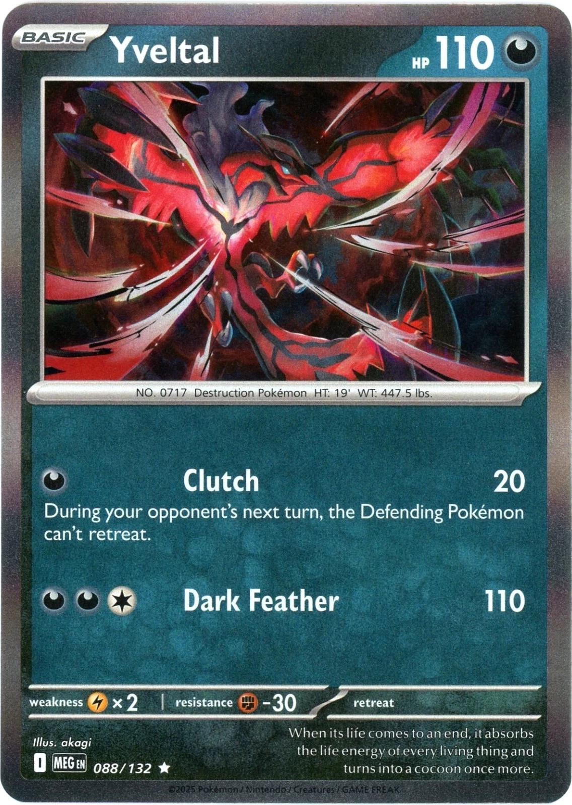 Yveltal 88/132 Mega Evolution