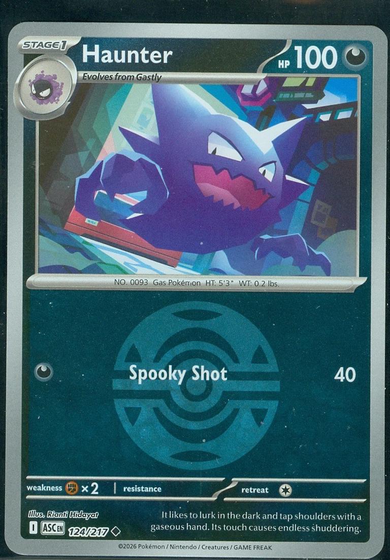 Haunter 124/217 Ascended Heroes