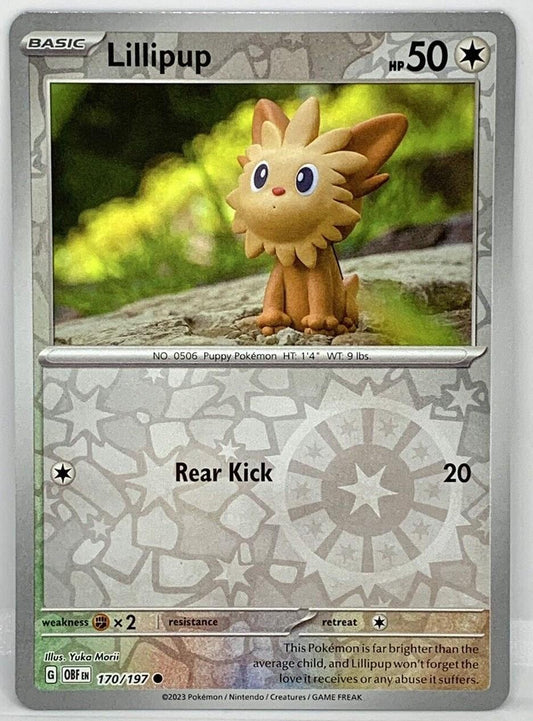 Lillipup 170/197 Obsidian Flames