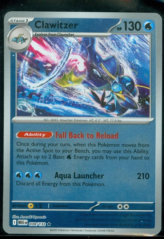 Clawitzer 38/132 Mega Evolution