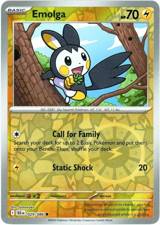 Emolga 29/86 Black Bolt