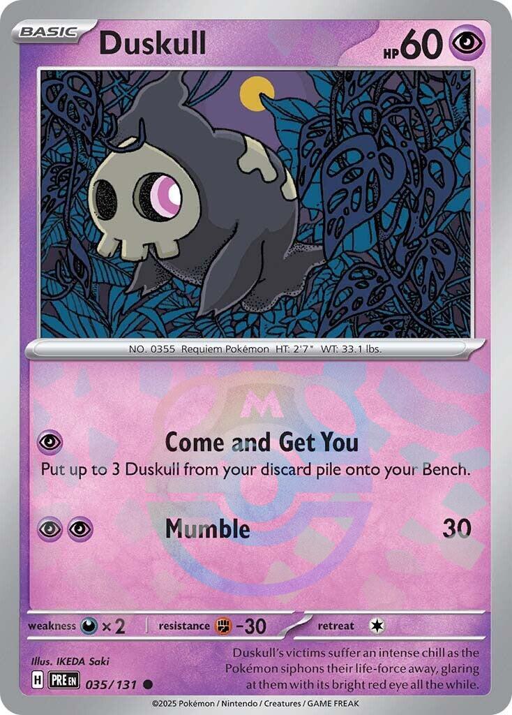 Duskull 35/131 Prismatic Evolutions