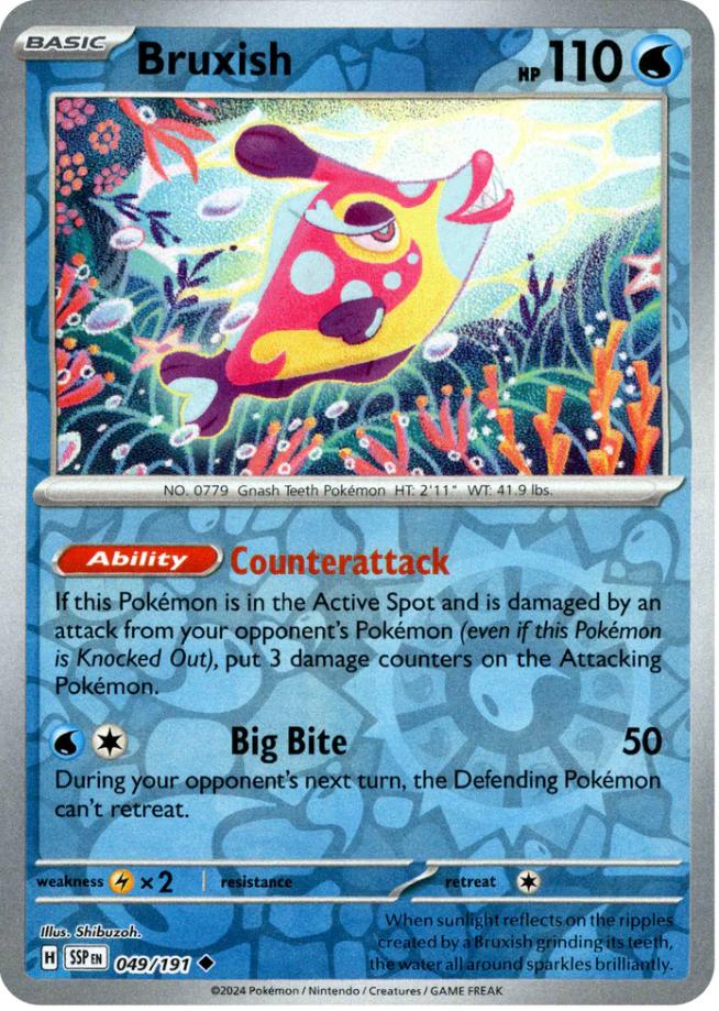 Bruxish 49/191 Surging Sparks