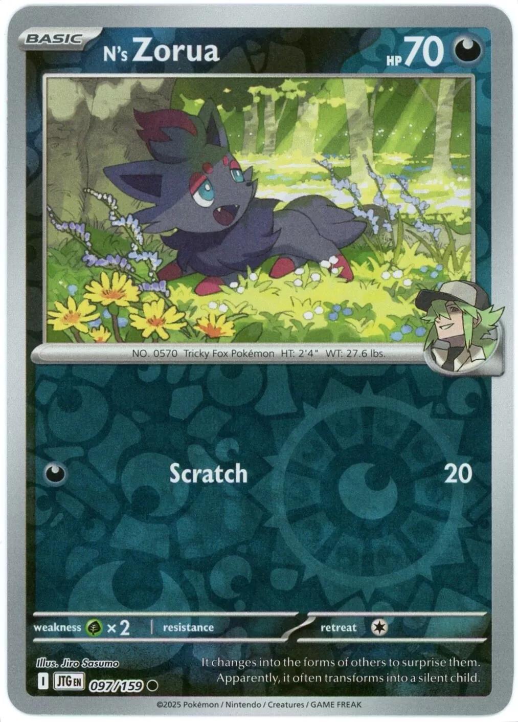 N's Zorua 97/159 Journey Together