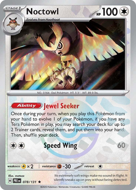 Noctowl 78/131 Prismatic Evolutions