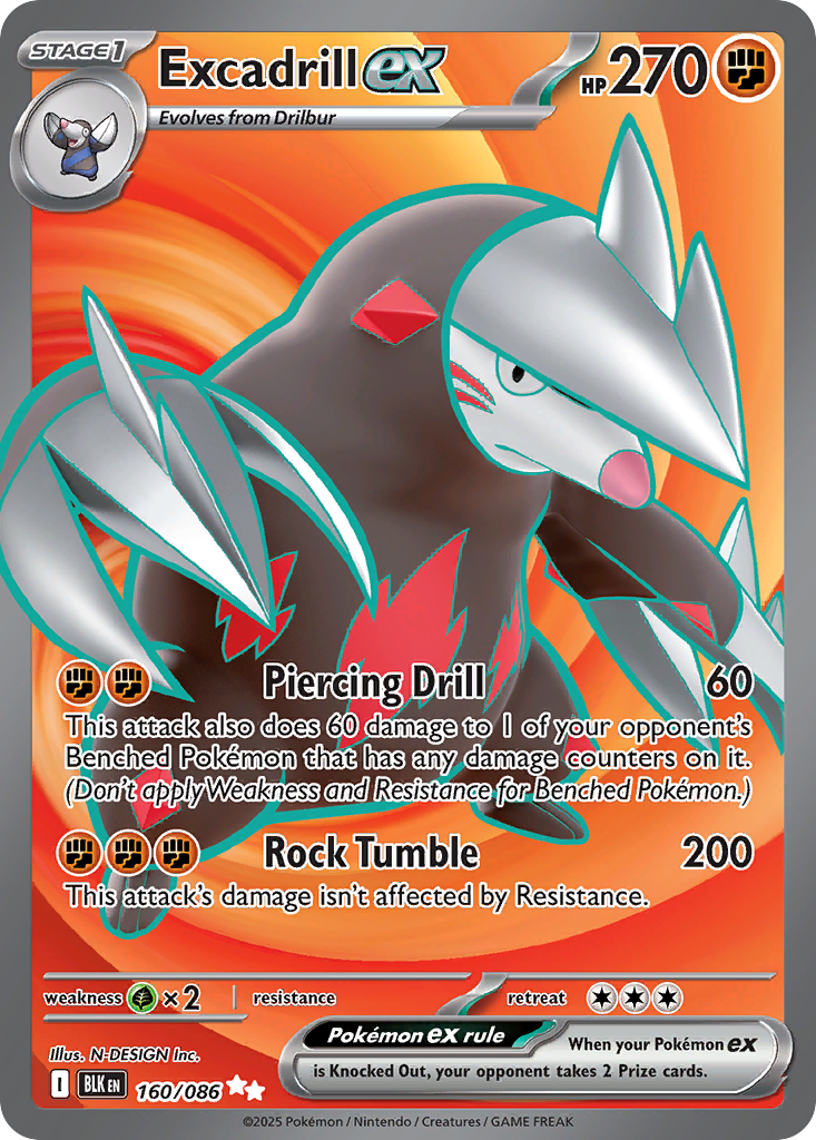 Excadrill ex 160/86 Black Bolt
